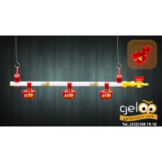 60 CM NİPEL SULUK SİSTEMİ DİLLİ ÇANAK